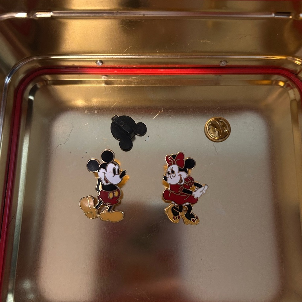 Disney Mickey and Minnie Mouse Enamel Pins
